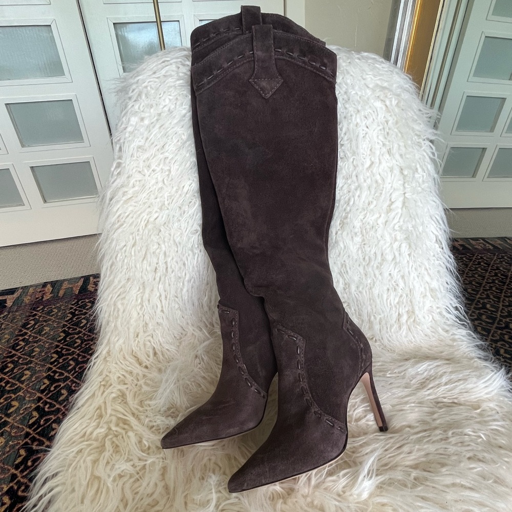Brand New SCHUTZ over the knee boots in leather suede